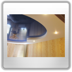 Многоуровневые натяжные потолки