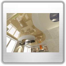 Многоуровневые натяжные потолки