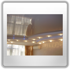 Многоуровневые натяжные потолки