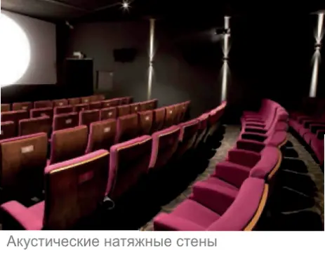 Натяжные акустические стены