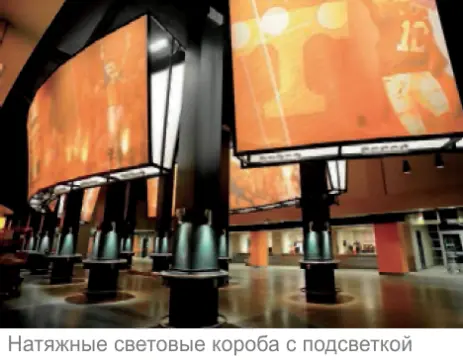 Натяжные короба с подсветкой