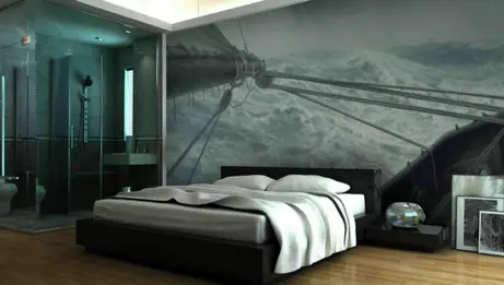 Натяжные стены фотопечать