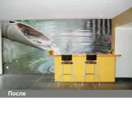 Натяжные стены