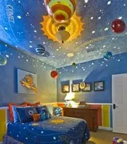 Натяжные потолки детская комната