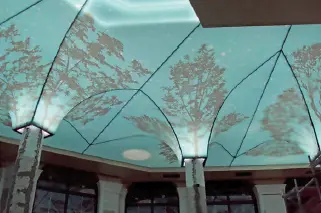 Натяжные потолки многоуровневые