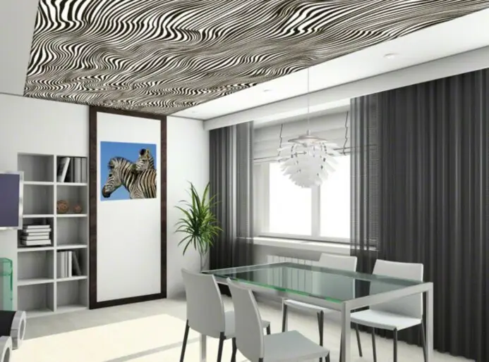 Натяжные потолки тканевые