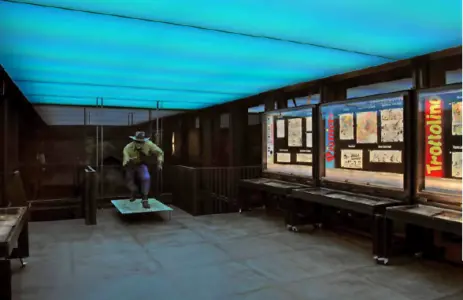 Полупрозрачный светящийся потолок